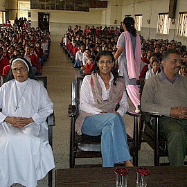 Sister Teresita Mary, Ms Shakti Sharma and Sharad Singh