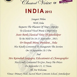 Classical Voice of India 2013